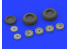 Eduard kit d'amelioration brassin 632100 Roues Messerschmitt Me 262 Revell 1/32